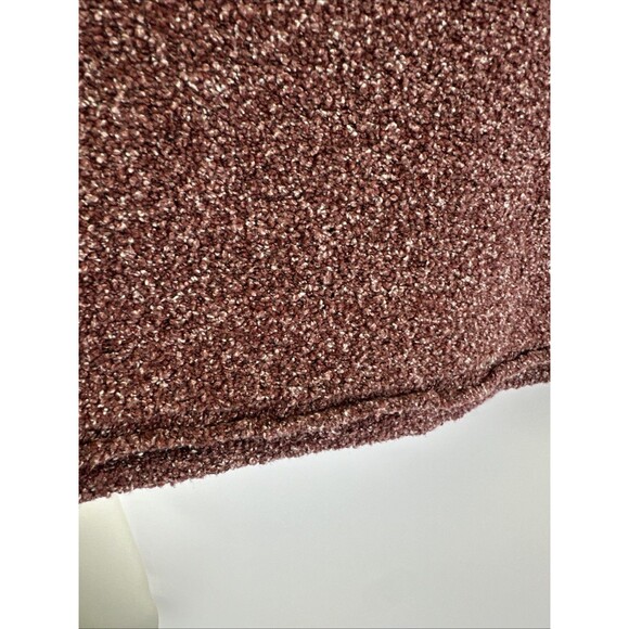 Columbia Speckled Pullover Sweater Burgundy Maroon V-Neck Stretch Womens 2X - Picture 6 of 11